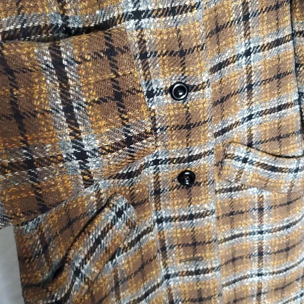 PENDLETON  vintage wool long pea coat women's medium - Picture 2 of 11
